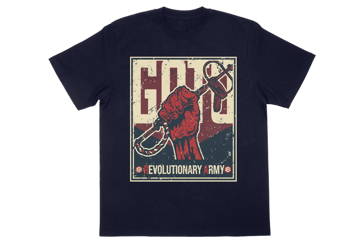 New Japan Pro-Wrestling Hirooki Goto Goto Revolutionary Army T-Shirt, Navy, Size Small, 6355103363
New Japan Pro-Wrestling Hirooki Goto Goto Revolutionary Army T-Shirt, Navy, Size Small, 6355103363