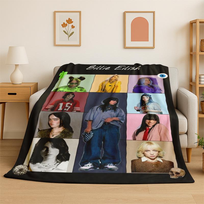 3D Billie Eilish Singer Star Flannel Blanket Soft Warm Throw Blanket for Bedroom Living Room Bed Travel Camping Picnic Gift 75x90cm
3D Billie Eilish Singer Star Flannel Blanket Soft Warm Throw Blanket for Bedroom Living Room Bed Travel Camping Picnic Gift 75x90cm
