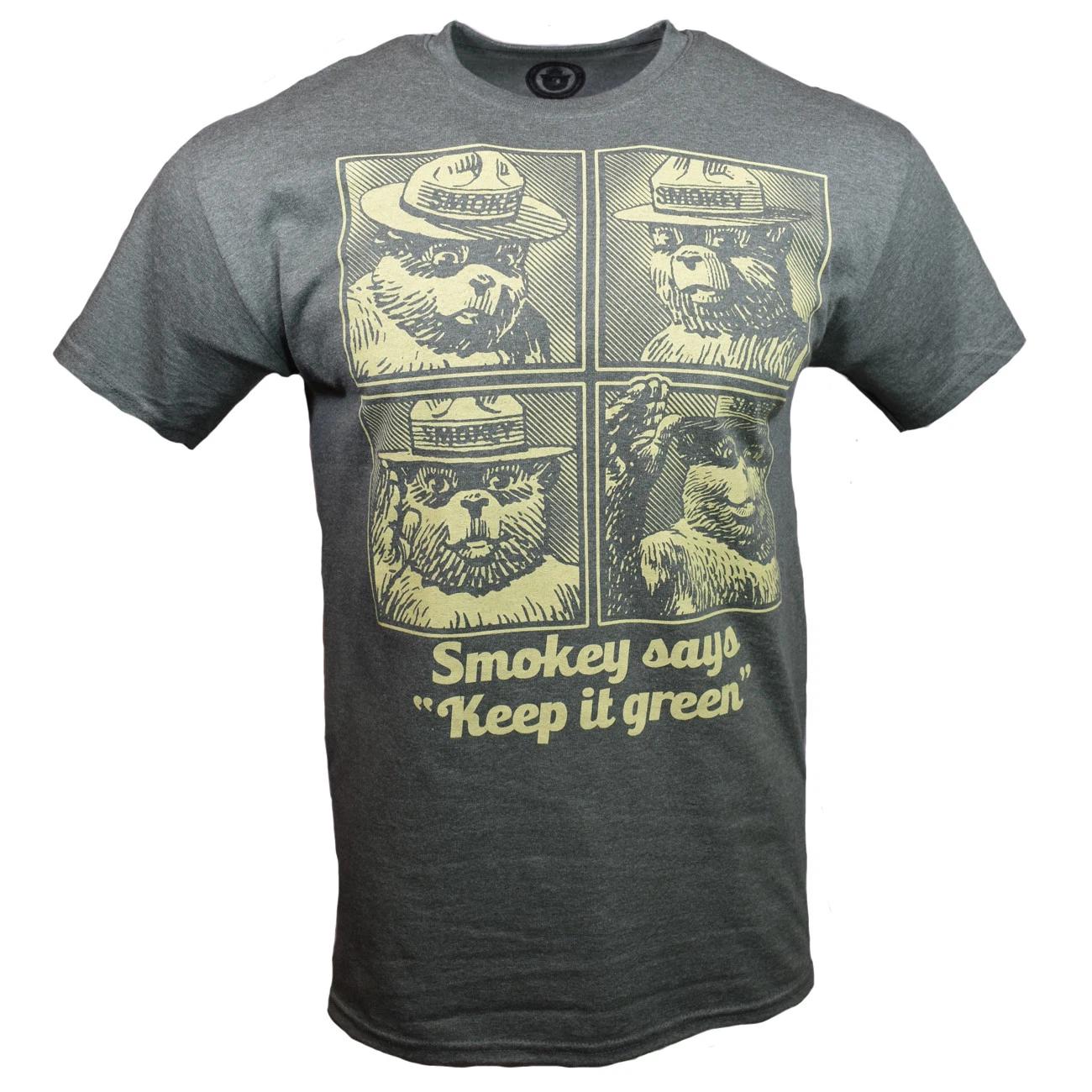Smokey Bear Men s T-shirt - Smokey says Keep it green - Forest Fire Prevention M
Smokey Bear Men s T-shirt - Smokey says Keep it green - Forest Fire Prevention M