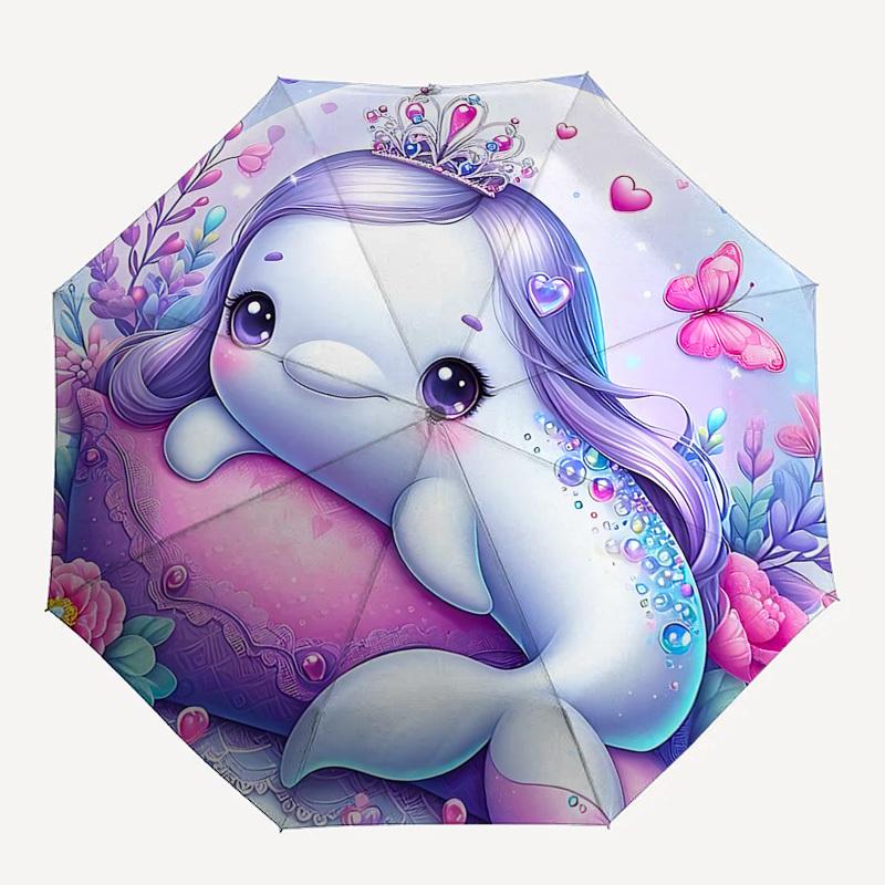 1pc Unicorn, Flowers umbrella automatic open/close, 8-Rib Durable Frame, Compact Folding Design, Ideal Birthday/Holiday Gift 1204A
1pc Unicorn, Flowers umbrella automatic open/close, 8-Rib Durable Frame, Compact Folding Design, Ideal Birthday/Holiday Gift 1204A