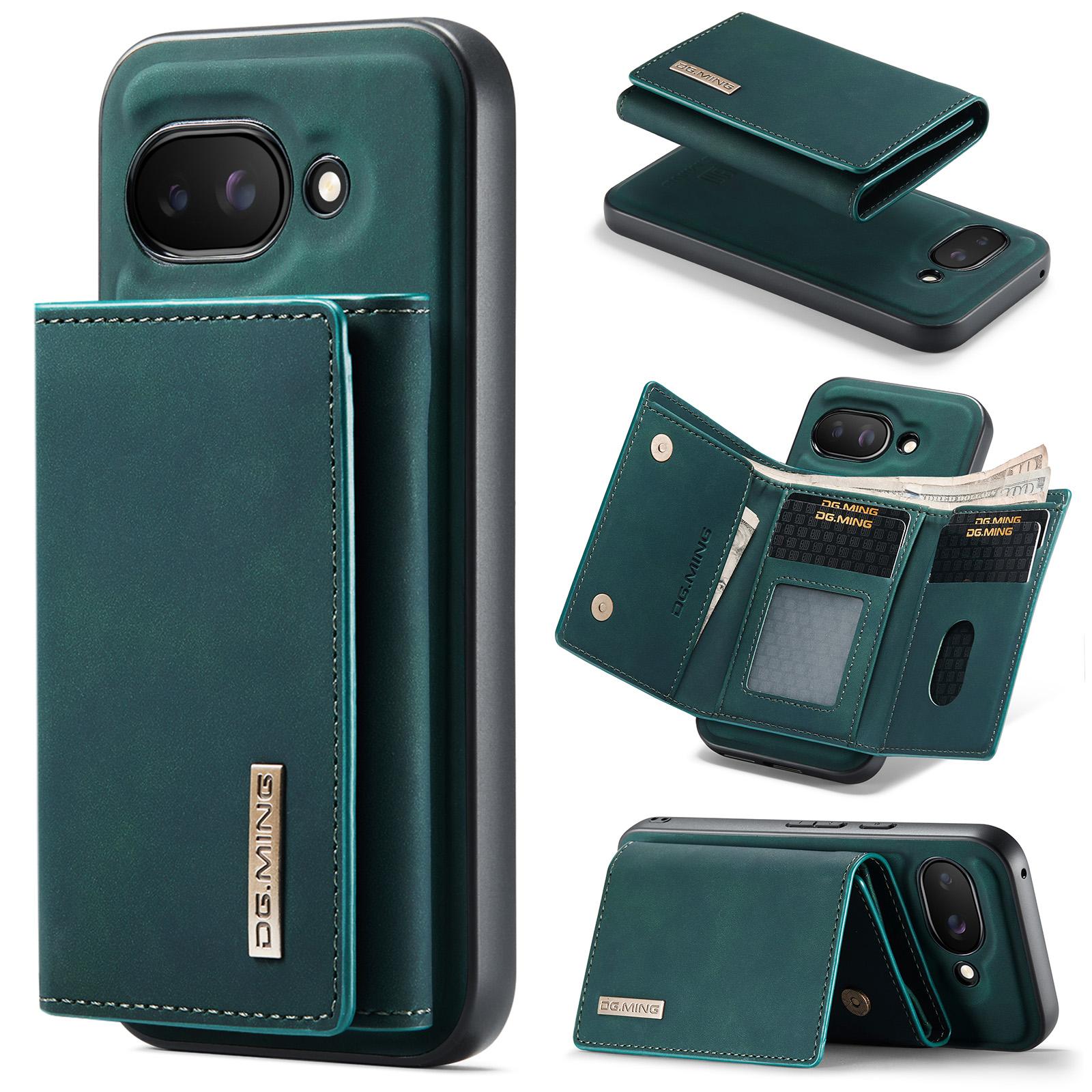 DG.MING M1 Series for Google Pixel 9a Case Kickstand PU Phone Cover with Detachable Wallet Green
DG.MING M1 Series for Google Pixel 9a Case Kickstand PU Phone Cover with Detachable Wallet Green