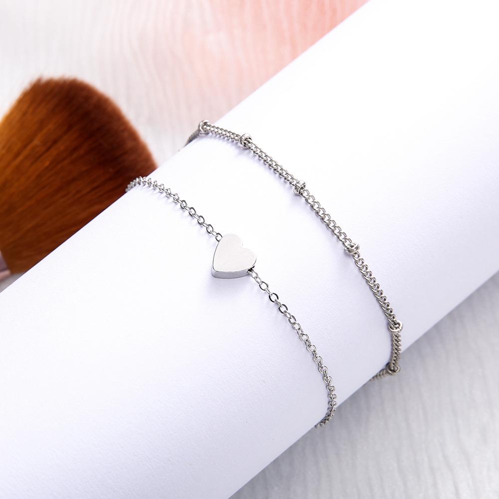 Minimalist Style Simple Female Personality Love Fashion Hand Jewelry Gold And Silver 2-Color Set Bracelet
Minimalist Style Simple Female Personality Love Fashion Hand Jewelry Gold And Silver 2-Color Set Bracelet