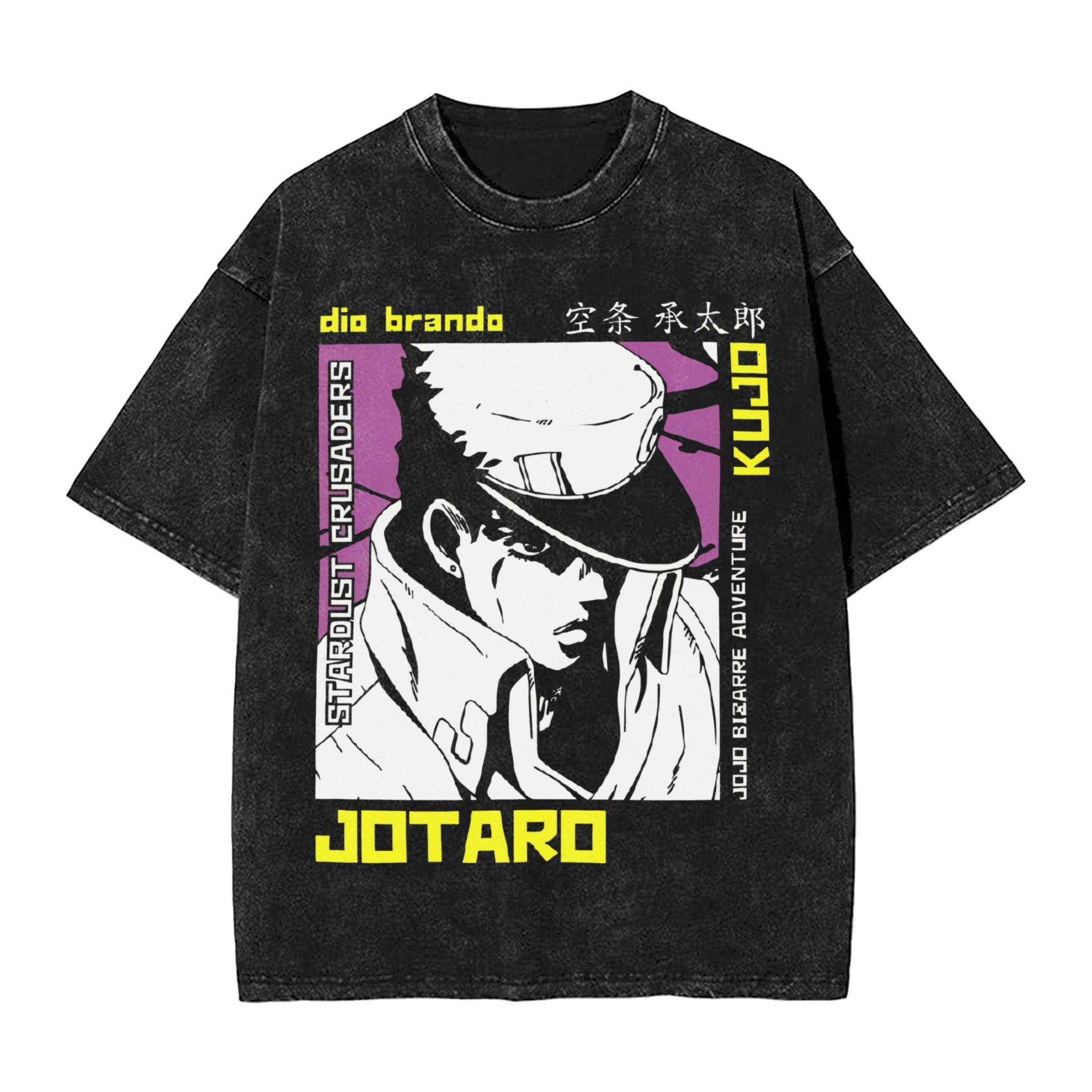 JoJos Bizarre Adventure Jotaro Kujo T Shirt Harajuku Washed TShirt Aummer Short Sleeve Tees Men Women Oversized Clothing S
JoJos Bizarre Adventure Jotaro Kujo T Shirt Harajuku Washed TShirt Aummer Short Sleeve Tees Men Women Oversized Clothing S