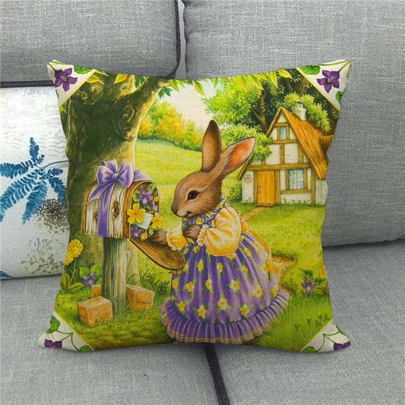 Happy Home-Taie d oreiller en lin avec motif de lèvre de dessin animé, housse de coussin imprimée, lapin de Pâques drôle, пастораль 40x40cm
Happy Home-Taie d oreiller en lin avec motif de lèvre de dessin animé, housse de coussin imprimée, lapin de Pâques drôle, пастораль 40x40cm