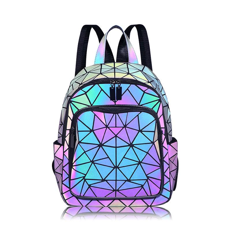 New Luminous Rhombus Backpack Female Zipper Geometric Symphony Backpack European and American Style Backpack
New Luminous Rhombus Backpack Female Zipper Geometric Symphony Backpack European and American Style Backpack