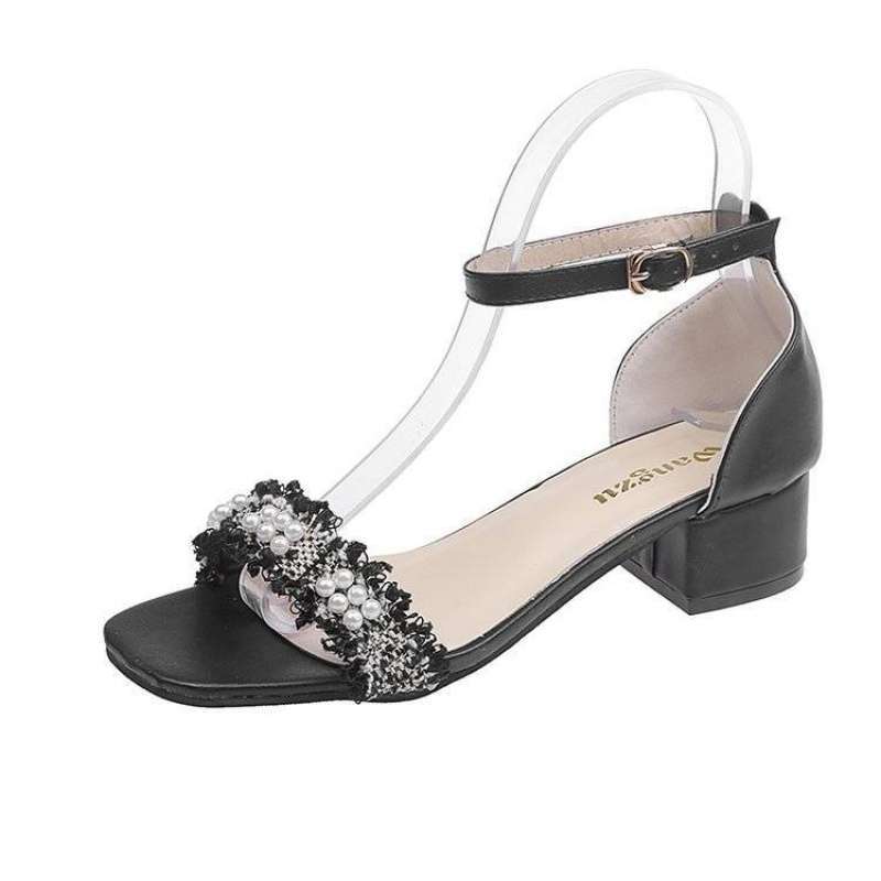 Sandal girl 2025 summer new high heel medium thick heel fashion fairy style versatile with skirt ins tide 40 чёрный
Sandal girl 2025 summer new high heel medium thick heel fashion fairy style versatile with skirt ins tide 40 чёрный