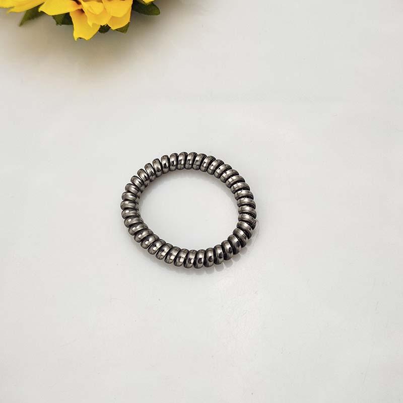 Silver Telephone Cord Hair Tie - Adult Seamless High Elastic Band Bracelet Hair Accessory
Silver Telephone Cord Hair Tie - Adult Seamless High Elastic Band Bracelet Hair Accessory