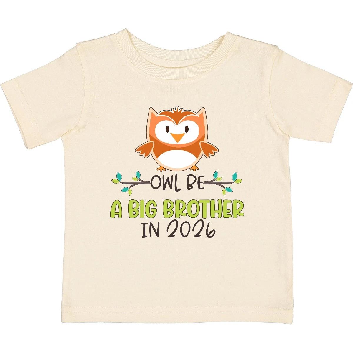 Inktastic Owl Be A Big Brother In 2026 Baby kids boys T-Shirt New Years Kids Future Family 130
Inktastic Owl Be A Big Brother In 2026 Baby kids boys T-Shirt New Years Kids Future Family 130