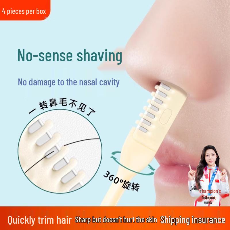 Набор из 4 предметов: ручной триммер для носа
Набор из 4 предметов: ручной триммер для носа