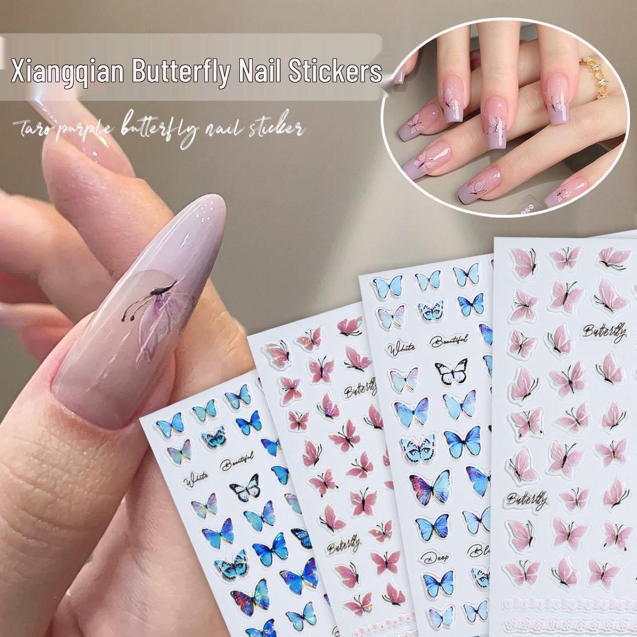 Наклейки для ногтей Aurora Taro Fairy Butterfly - Мечтательный розовый и Завораживающий синий Aurora Taro Butterfly 235 - 1 Sheet
Наклейки для ногтей Aurora Taro Fairy Butterfly - Мечтательный розовый и Завораживающий синий Aurora Taro Butterfly 235 - 1 Sheet