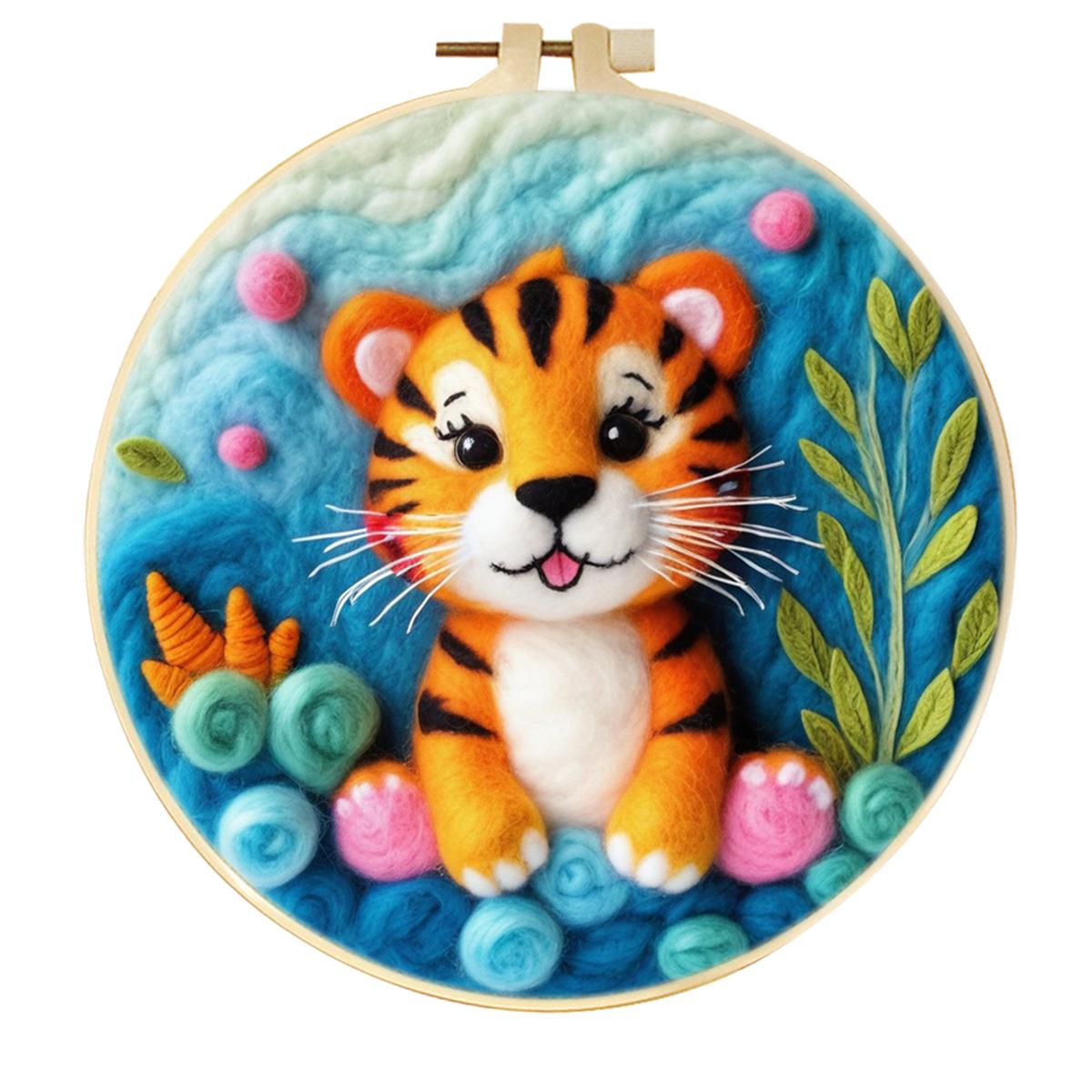 DIY Wool Felting Painting With Embroidery Starter Kit Flower Animal Handcraft Needle Wool Painting For Mom Gift Home Decor
DIY Wool Felting Painting With Embroidery Starter Kit Flower Animal Handcraft Needle Wool Painting For Mom Gift Home Decor