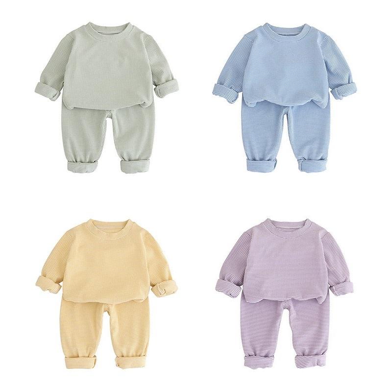 Children s Loungewear Set Striped Long Sleeved Top And Pants Two-Piece Set Unisex Kids Clothing Set 90
Children s Loungewear Set Striped Long Sleeved Top And Pants Two-Piece Set Unisex Kids Clothing Set 90