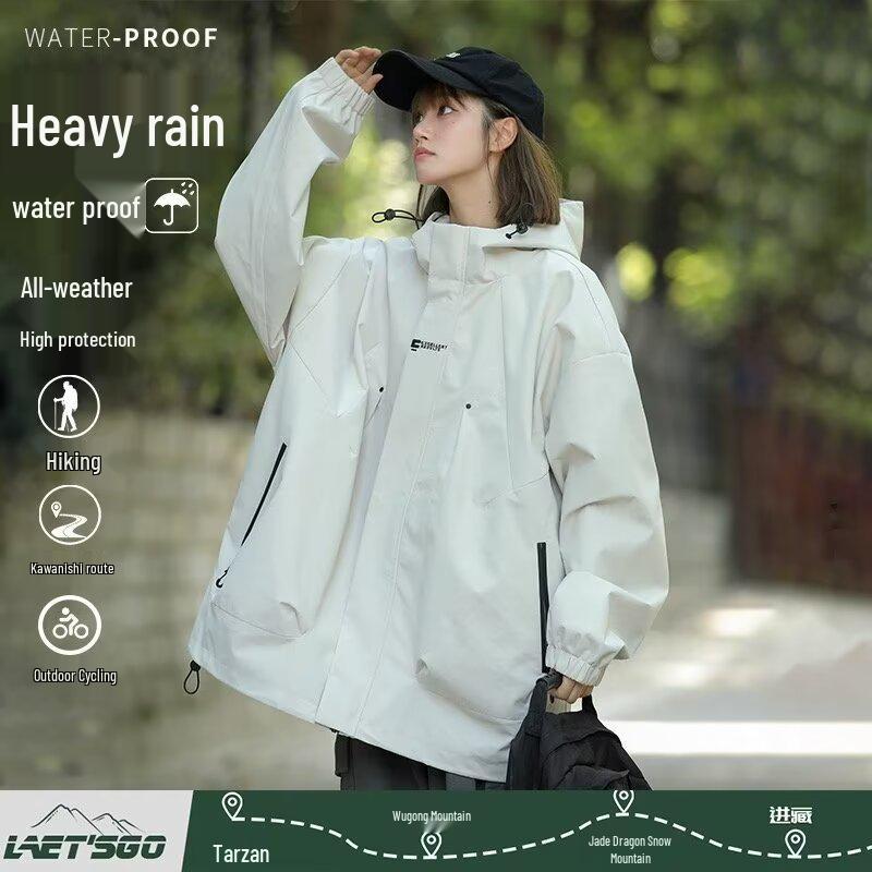 Spring 2024 Trend: Windproof & Waterproof Couples Outdoor Jacket, Loose Workwear Style L
Spring 2024 Trend: Windproof & Waterproof Couples Outdoor Jacket, Loose Workwear Style L