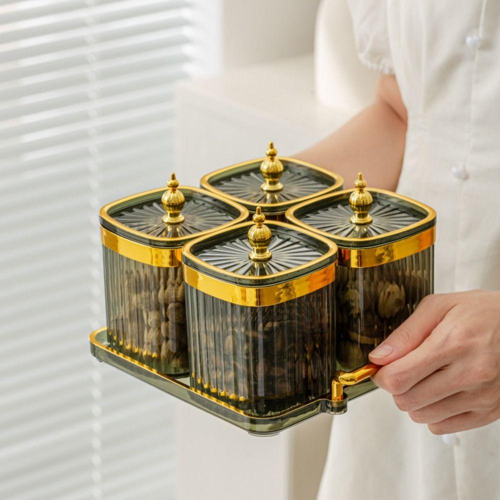 Unique Storage Box Exquisite Storage Can Kitchen Supplies Seasoning Jar Set Salt Style 1
Unique Storage Box Exquisite Storage Can Kitchen Supplies Seasoning Jar Set Salt Style 1