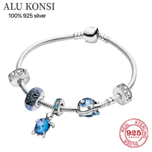 Sterling Tone European Chic Stylish Pan Women Charm Beaded Bracelets Diy Bangle Couples Lover Original Present Present JewelryFashion 20cm
Sterling Tone European Chic Stylish Pan Women Charm Beaded Bracelets Diy Bangle Couples Lover Original Present Present JewelryFashion 20cm