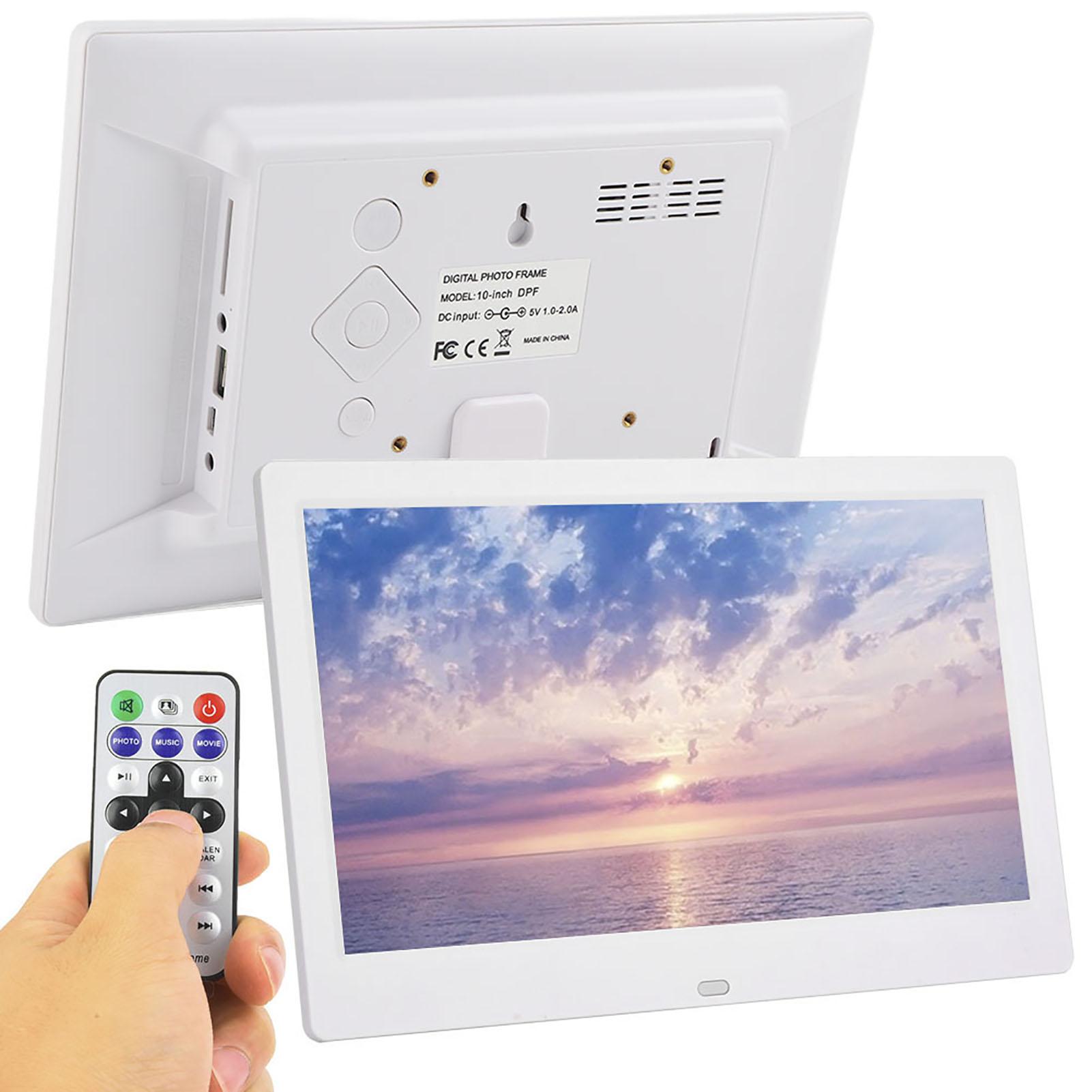 10 дюймов 16:9 1024*600 HD экран цифровая фоторамка электронный альбом белый EU Plug белый
10 дюймов 16:9 1024*600 HD экран цифровая фоторамка электронный альбом белый EU Plug белый