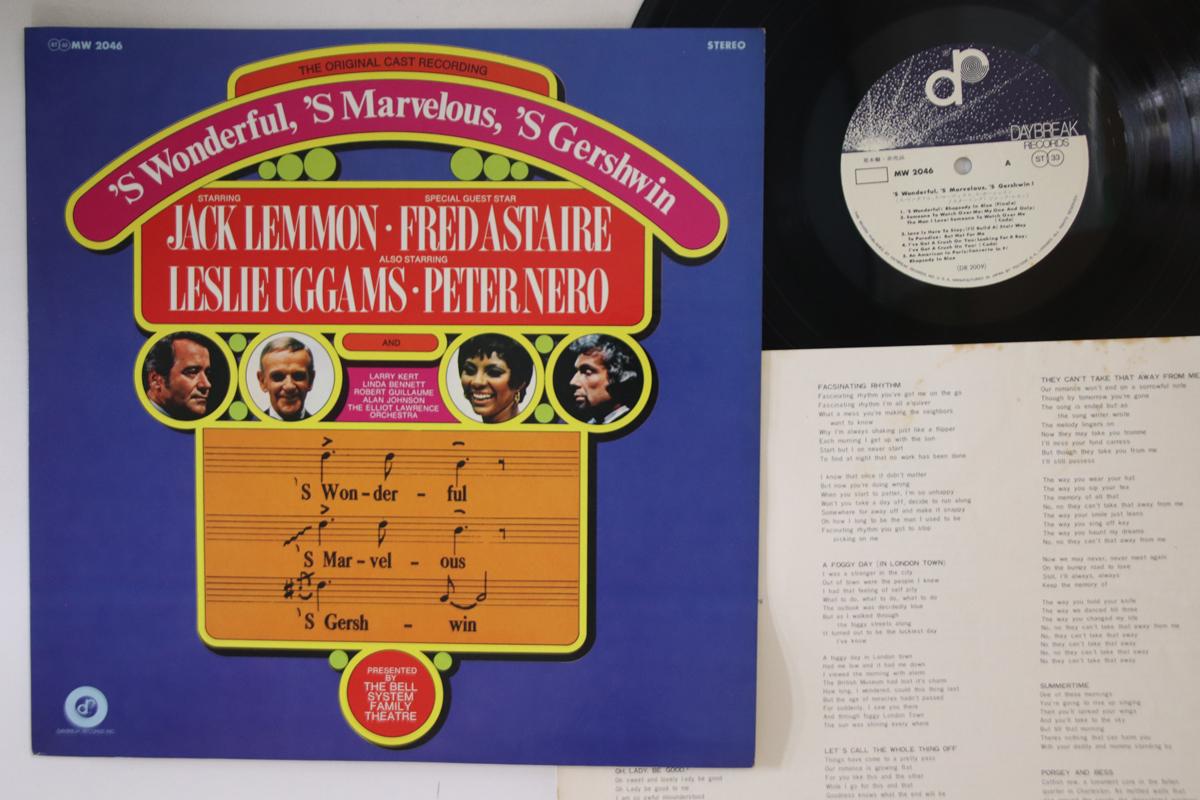 LP Record JACK LEMMON - s Wonderful, s Marvelous, s Gers MW2046PROMO DAYBREAK Japan Jazz Used
LP Record JACK LEMMON - s Wonderful, s Marvelous, s Gers MW2046PROMO DAYBREAK Japan Jazz Used