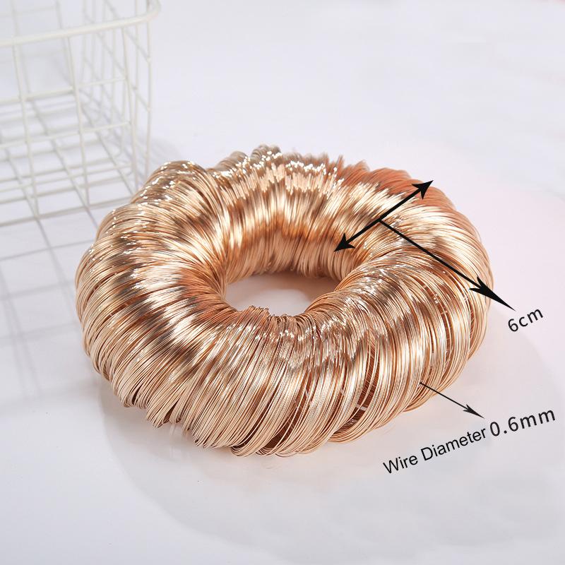 100loops/lot Memory Steel Wire Beading Bracelets Findings Silver Color Diameter 0.6mm String For DIY Jewelry Making Accessories
100loops/lot Memory Steel Wire Beading Bracelets Findings Silver Color Diameter 0.6mm String For DIY Jewelry Making Accessories