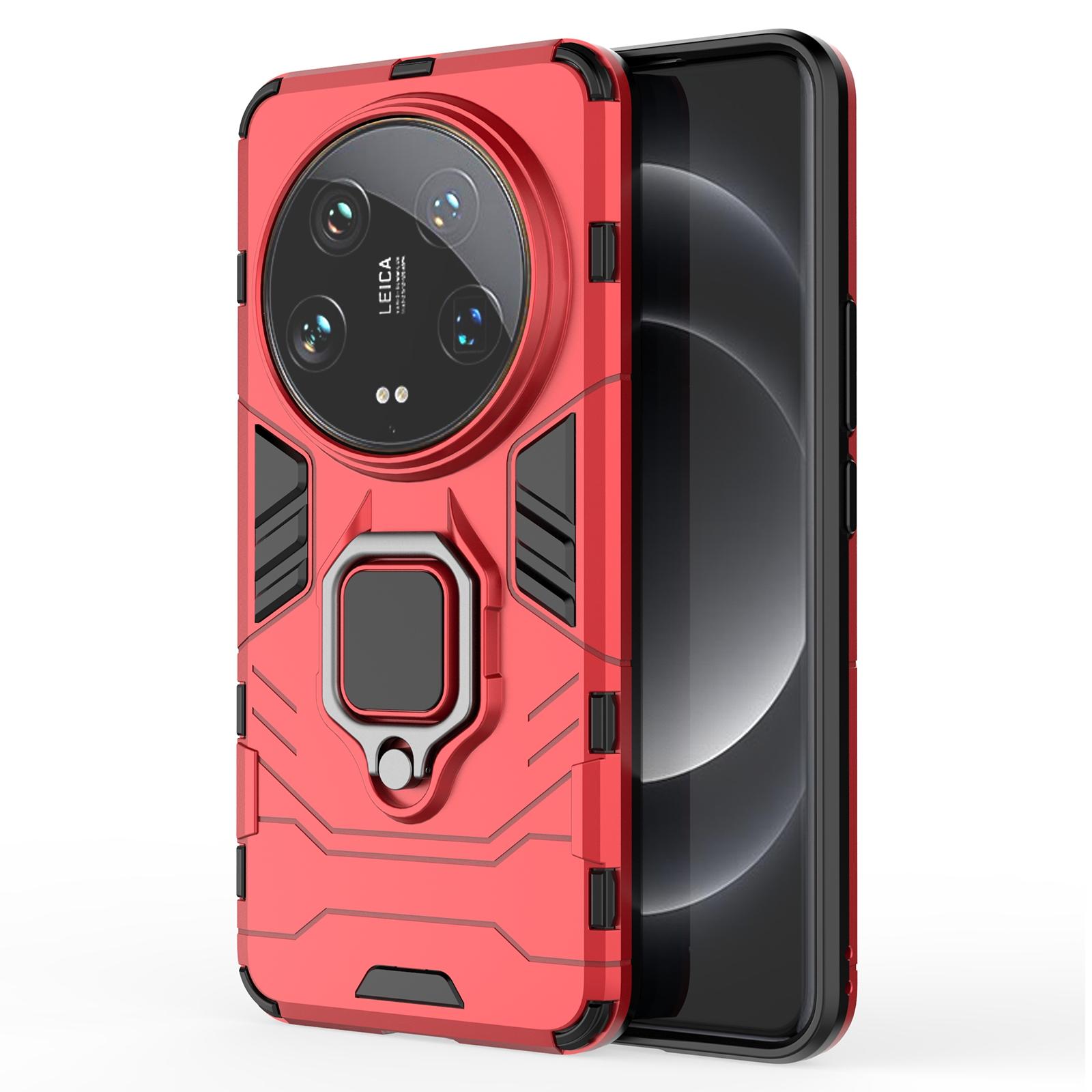 For Xiaomi 14 Ultra Case Ring Holder Kickstand PC+TPU Hybrid Phone Cover Red
For Xiaomi 14 Ultra Case Ring Holder Kickstand PC+TPU Hybrid Phone Cover Red