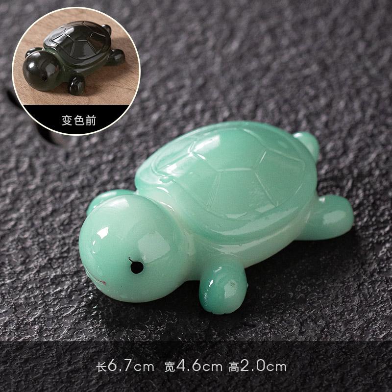 Resin Creative Color Changing Turtle Tea Pet Ornament Animal Friendly Tea Tray Desktop Decoration Accessories
Resin Creative Color Changing Turtle Tea Pet Ornament Animal Friendly Tea Tray Desktop Decoration Accessories
