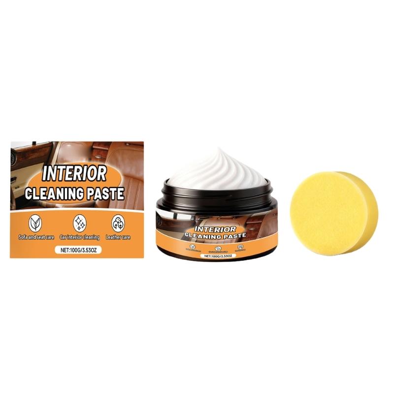 100g Leather Cleaner And Restorer Leather Repair Cream set for Car Seats Sofa Bags Jackets with Deep Nourishing Formula 1
100g Leather Cleaner And Restorer Leather Repair Cream set for Car Seats Sofa Bags Jackets with Deep Nourishing Formula 1