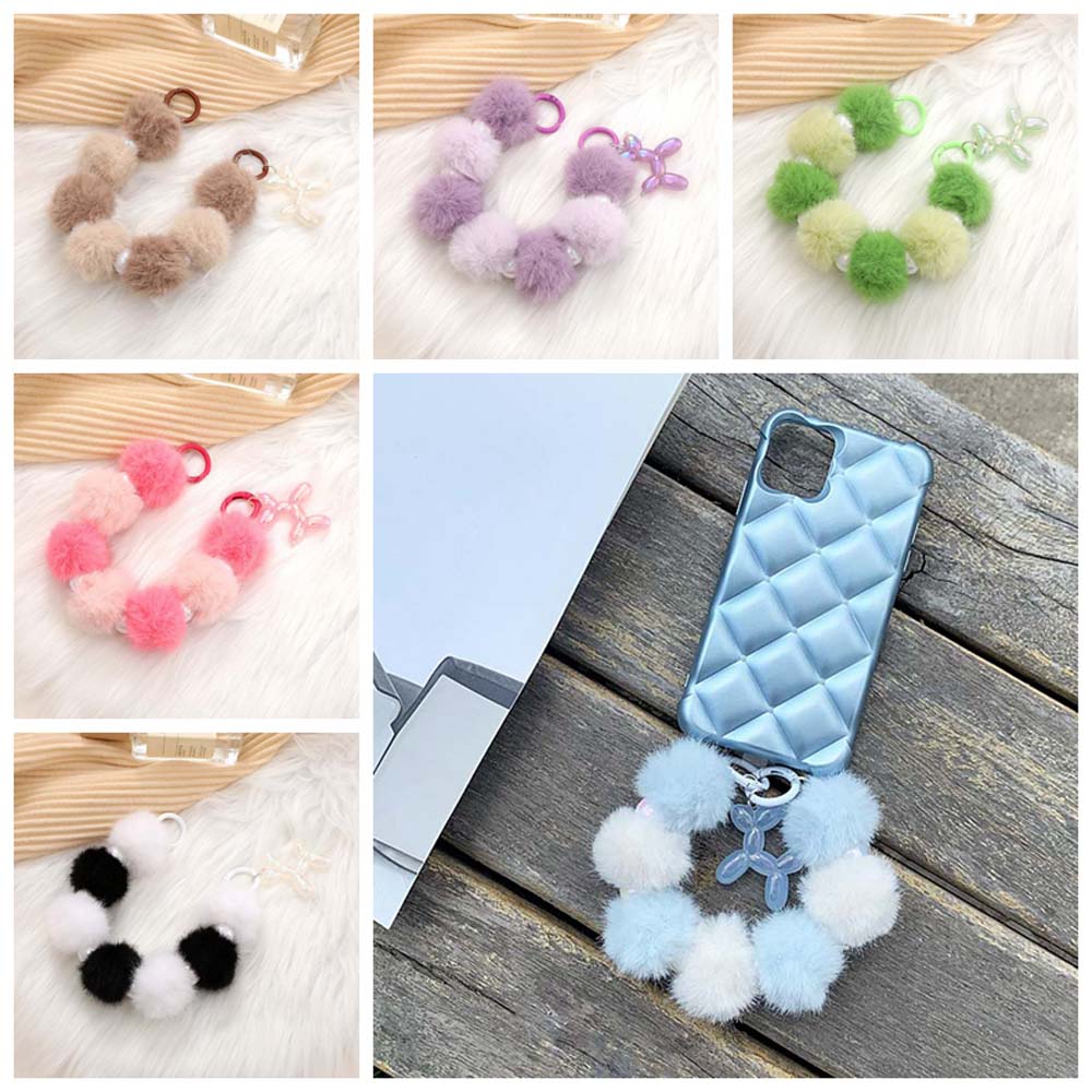 Ball Lanyard Cell Phone Pendant Backpack Accessories Plush Beaded String Hairball Keychain Women хакі
Ball Lanyard Cell Phone Pendant Backpack Accessories Plush Beaded String Hairball Keychain Women хакі