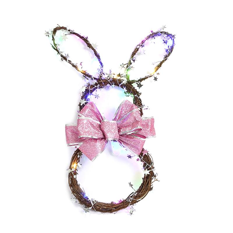Easter Bunny Spring Wreath Blossom Garland Artificial Wreaths For Front Door Decor-B61B
Easter Bunny Spring Wreath Blossom Garland Artificial Wreaths For Front Door Decor-B61B