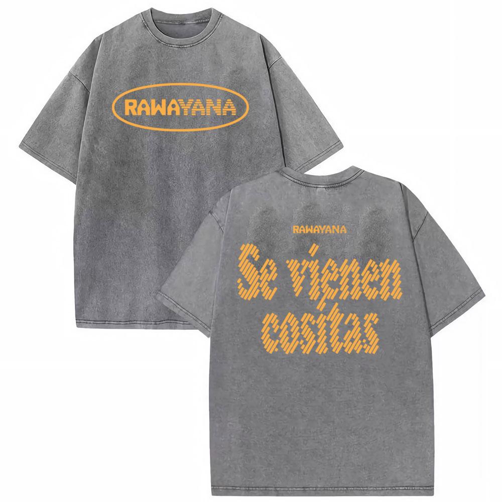 Rawayana Donde Es El After Print T Shirts Men Women Vintage Washed Short Sleeve Tshirt Fashion Trend Cotton Oversized T Shirt S
Rawayana Donde Es El After Print T Shirts Men Women Vintage Washed Short Sleeve Tshirt Fashion Trend Cotton Oversized T Shirt S