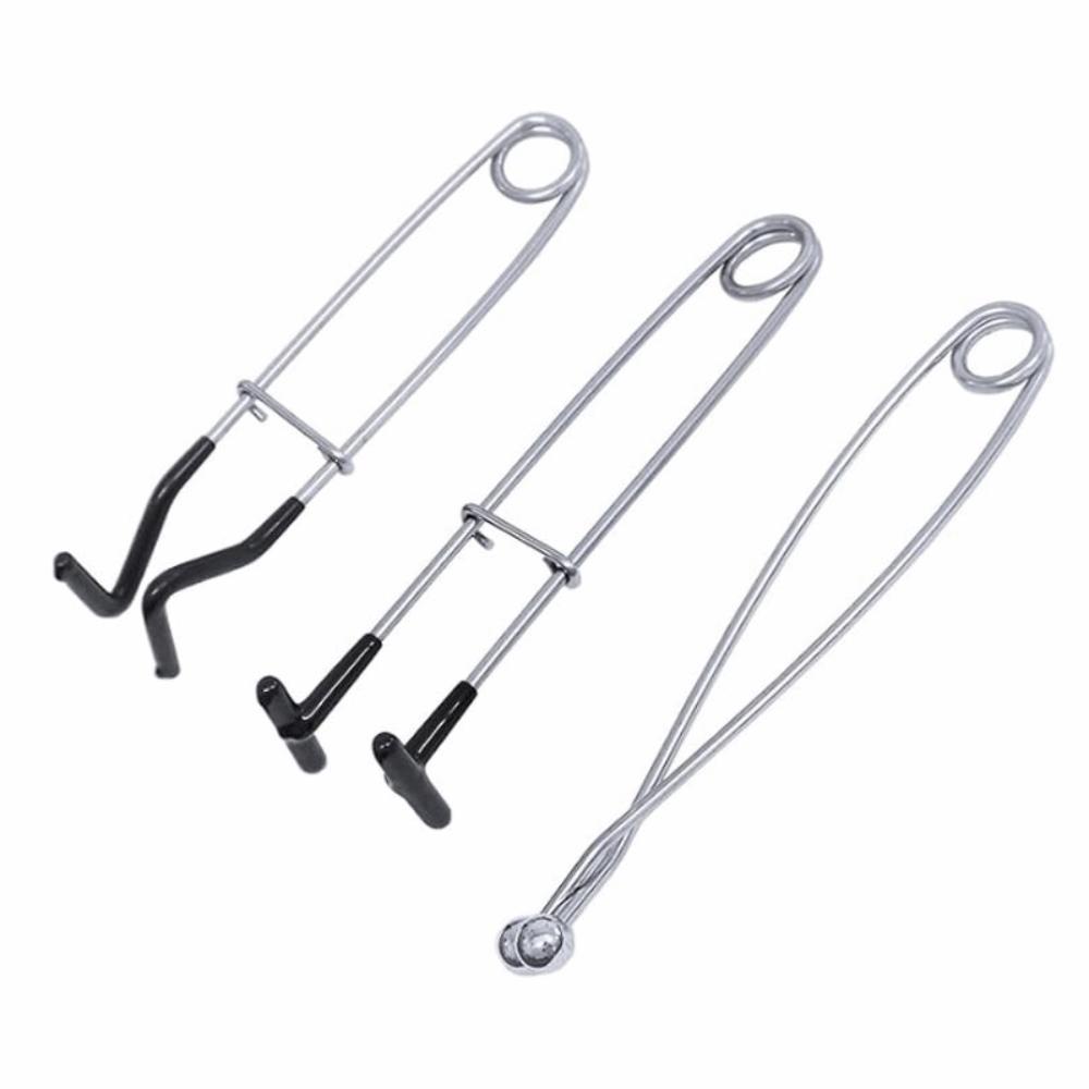 3PCS Stainless Steel Fish Mouth Spreader High Elastic Spring No Buckle Fish Jaw Spreader Fish Mouth Hook Remover Fishing Tackle
3PCS Stainless Steel Fish Mouth Spreader High Elastic Spring No Buckle Fish Jaw Spreader Fish Mouth Hook Remover Fishing Tackle