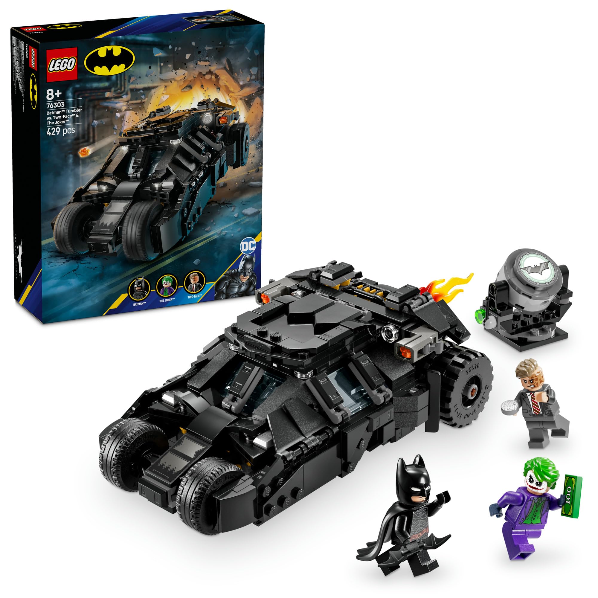 LEGO Super Heroes Бэтмен Тумблер против. Игрушечный блок «Двуликий и Джокер»8910Товары для начальной школы 76303
LEGO Super Heroes Бэтмен Тумблер против. Игрушечный блок «Двуликий и Джокер»8910Товары для начальной школы 76303