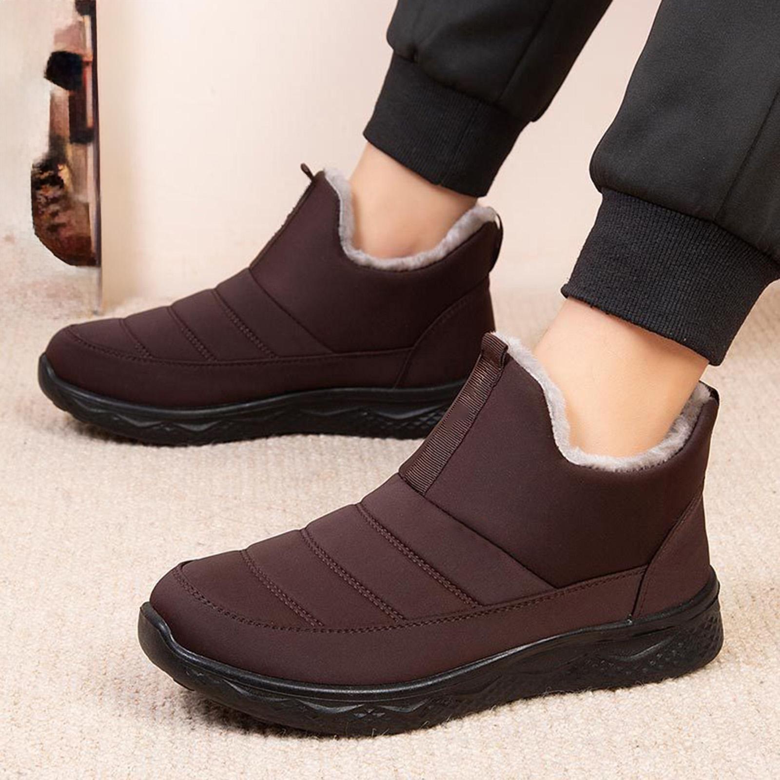 Winter Flat Water Fleece Lined Warm High Top Thick Soled Cotton Boots Comfortable Boots Cute Winter Boots for Women 37 кавовий
Winter Flat Water Fleece Lined Warm High Top Thick Soled Cotton Boots Comfortable Boots Cute Winter Boots for Women 37 кавовий