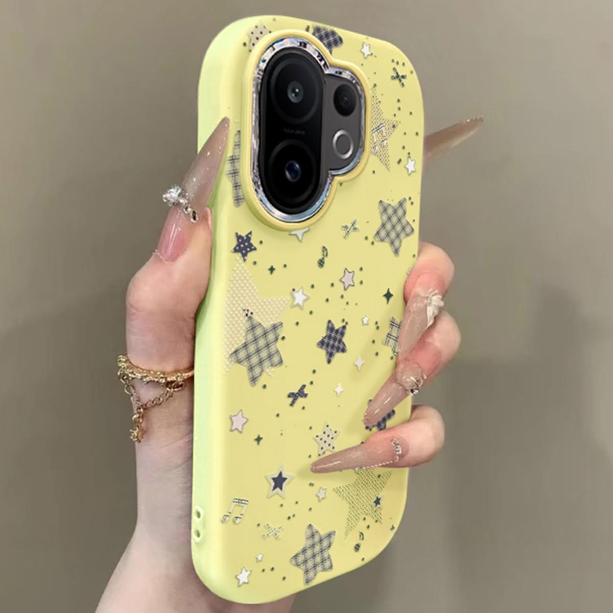 Plaid stars for vivoY500_Y300Pro new Y200T frame Y100i mobile phone case VIVOY77#5G
Plaid stars for vivoY500_Y300Pro new Y200T frame Y100i mobile phone case VIVOY77#5G