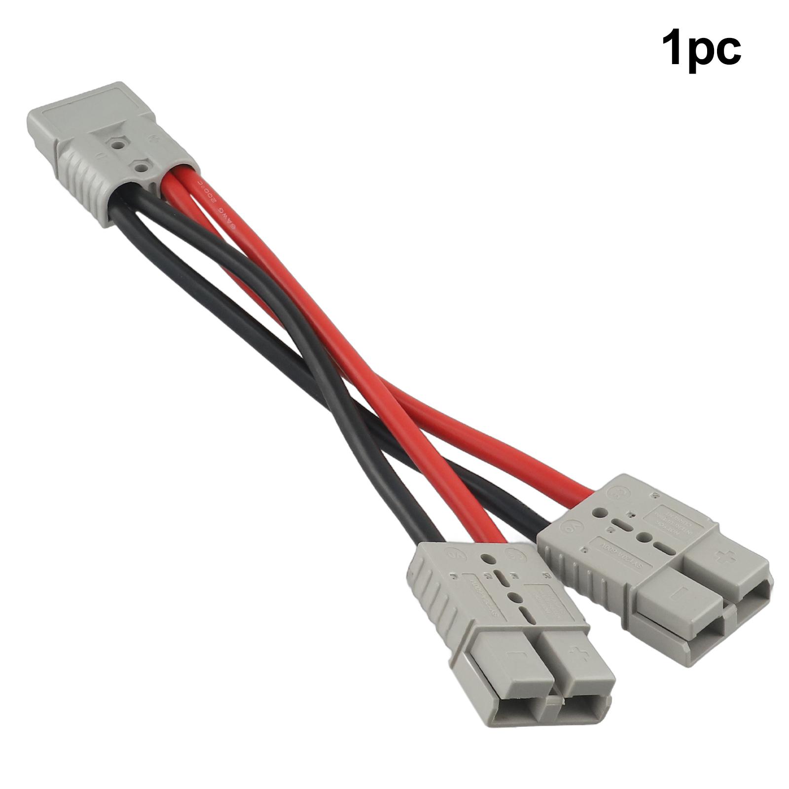 120A For Anderson-Plug Compatible Dual Y Adapter With 6AWG Copper Silver Wire 600V Rated Connector For Industrial Power Connect
120A For Anderson-Plug Compatible Dual Y Adapter With 6AWG Copper Silver Wire 600V Rated Connector For Industrial Power Connect