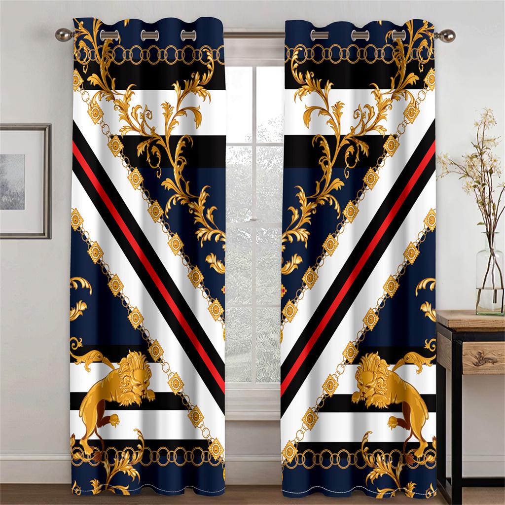 3D Cheap Modern Premium Sapphire Carriage Leopard 2 Pieces Shading Darkening Window Curtain ideal for Living Room Sleeping Room Home Decor Hook 100W130H(CM)40x51in&Hook
3D Cheap Modern Premium Sapphire Carriage Leopard 2 Pieces Shading Darkening Window Curtain ideal for Living Room Sleeping Room Home Decor Hook 100W130H(CM)40x51in&Hook