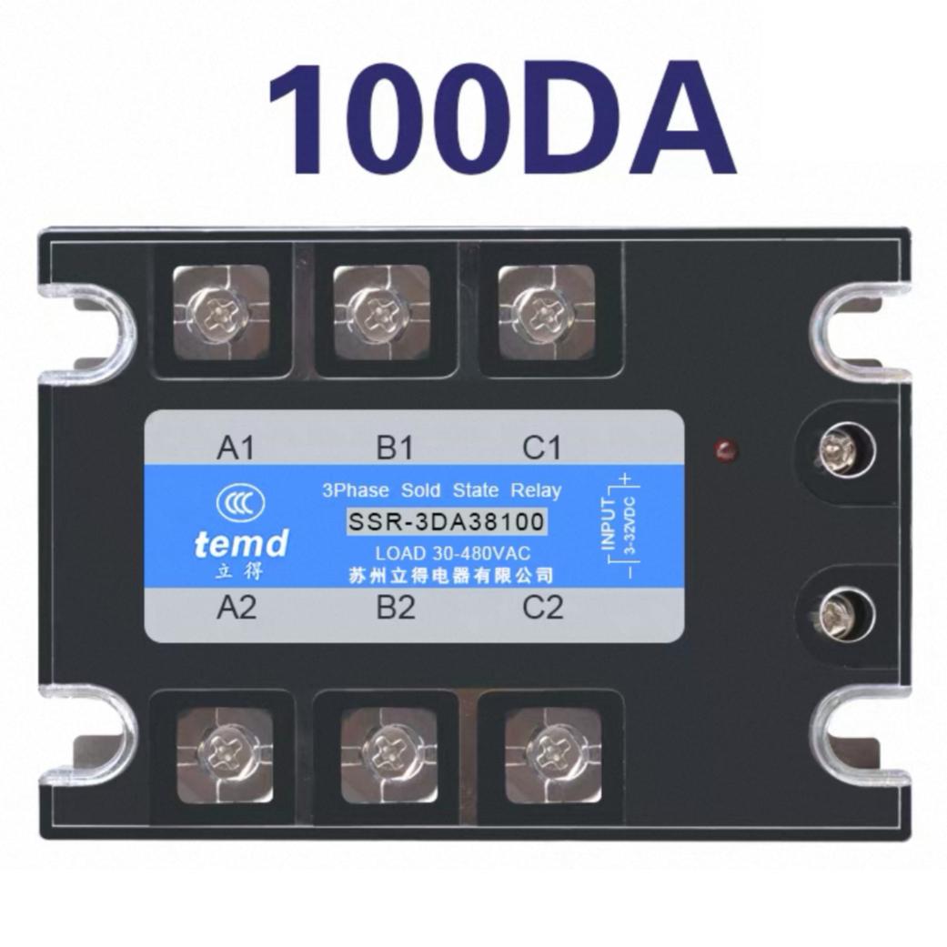 Твердотільне реле DC-AC 3-фазне 3-SSR 10A-200A KSSR 3~32VDC-24~480VAC Керування 40AA 40DA KSSR Епоксидний захист
Твердотільне реле DC-AC 3-фазне 3-SSR 10A-200A KSSR 3~32VDC-24~480VAC Керування 40AA 40DA KSSR Епоксидний захист