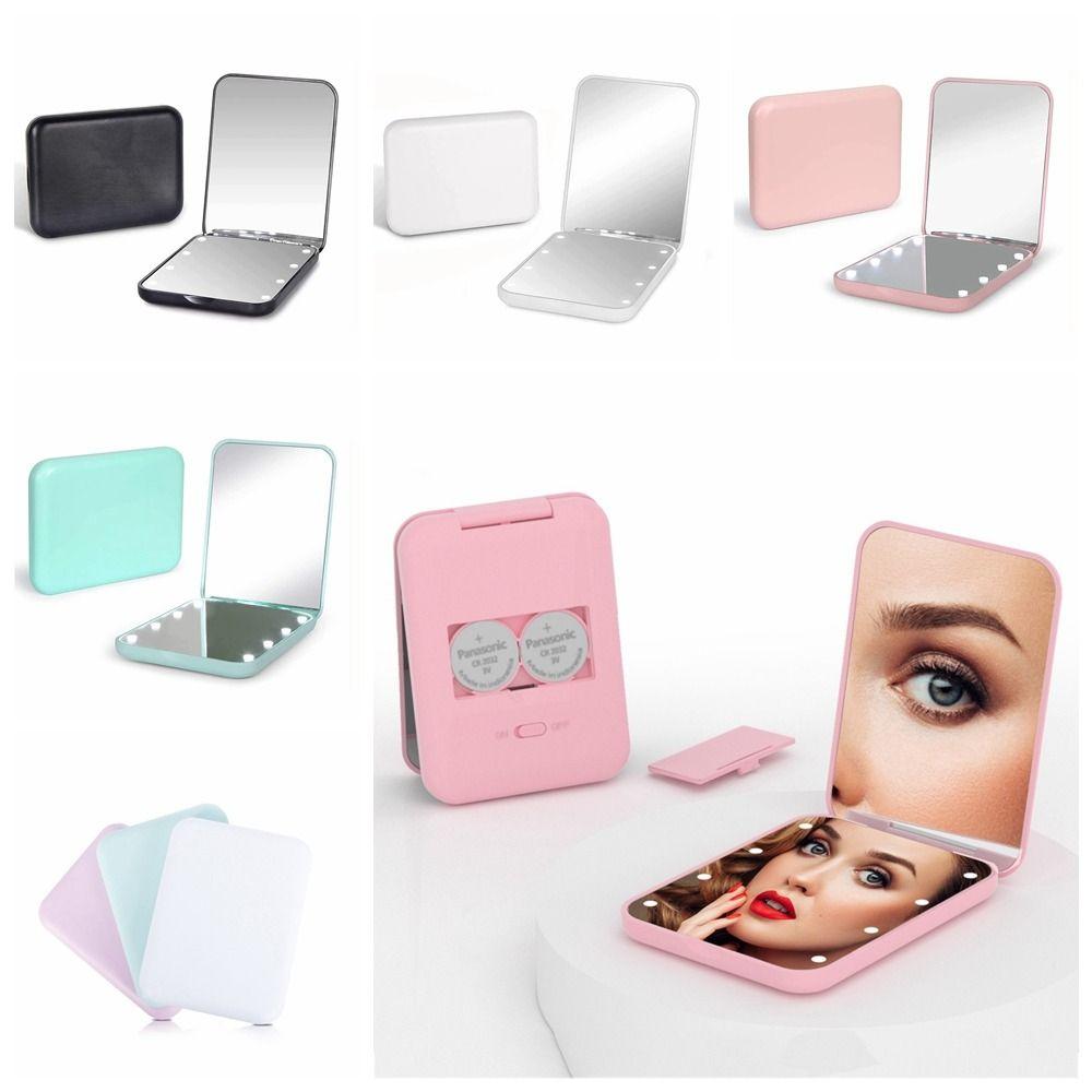Illuminated Folding Mirror Double-Sided Mini Pocket Mirror Easy Use Led Makeup Mirror Office
Illuminated Folding Mirror Double-Sided Mini Pocket Mirror Easy Use Led Makeup Mirror Office