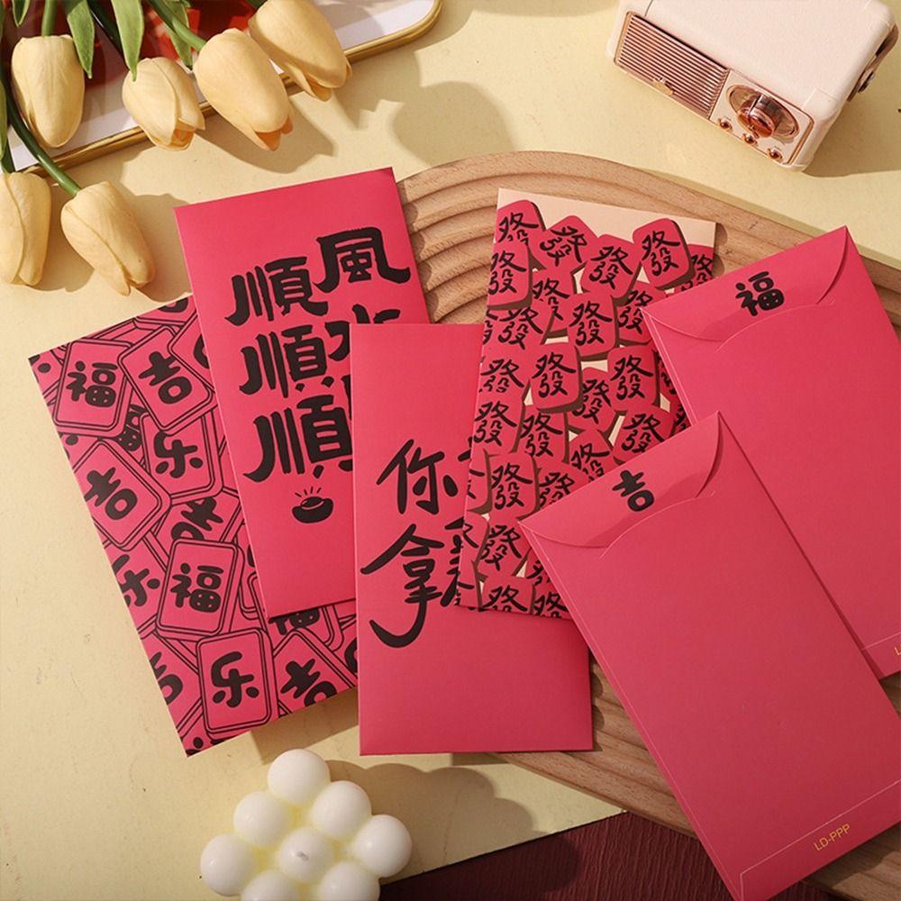 6Pcs Paper Snake Year Red Envelopes Traditional Red Packet Practical Lucky Money Bag Wedding 6Pcs
6Pcs Paper Snake Year Red Envelopes Traditional Red Packet Practical Lucky Money Bag Wedding 6Pcs