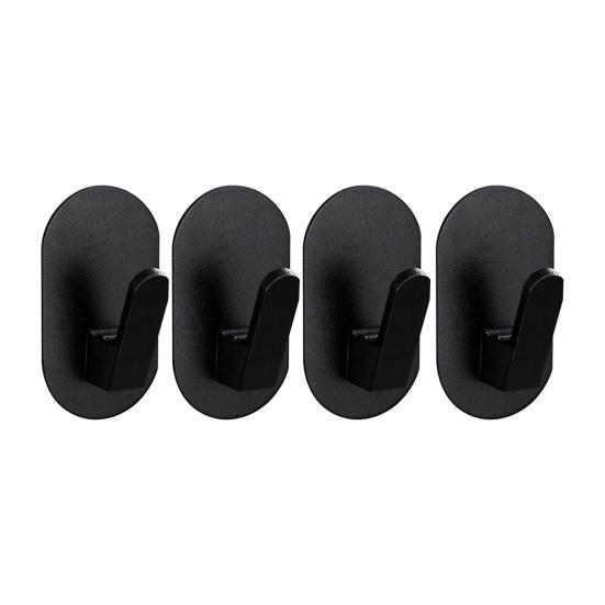 4 шт./компл. настенный крючок из алюминиевого сплава, клей, пробойник, бесплатная современная сверхмощная вешалка для полотенец, вешалка для одежды, ванная комната, кухня