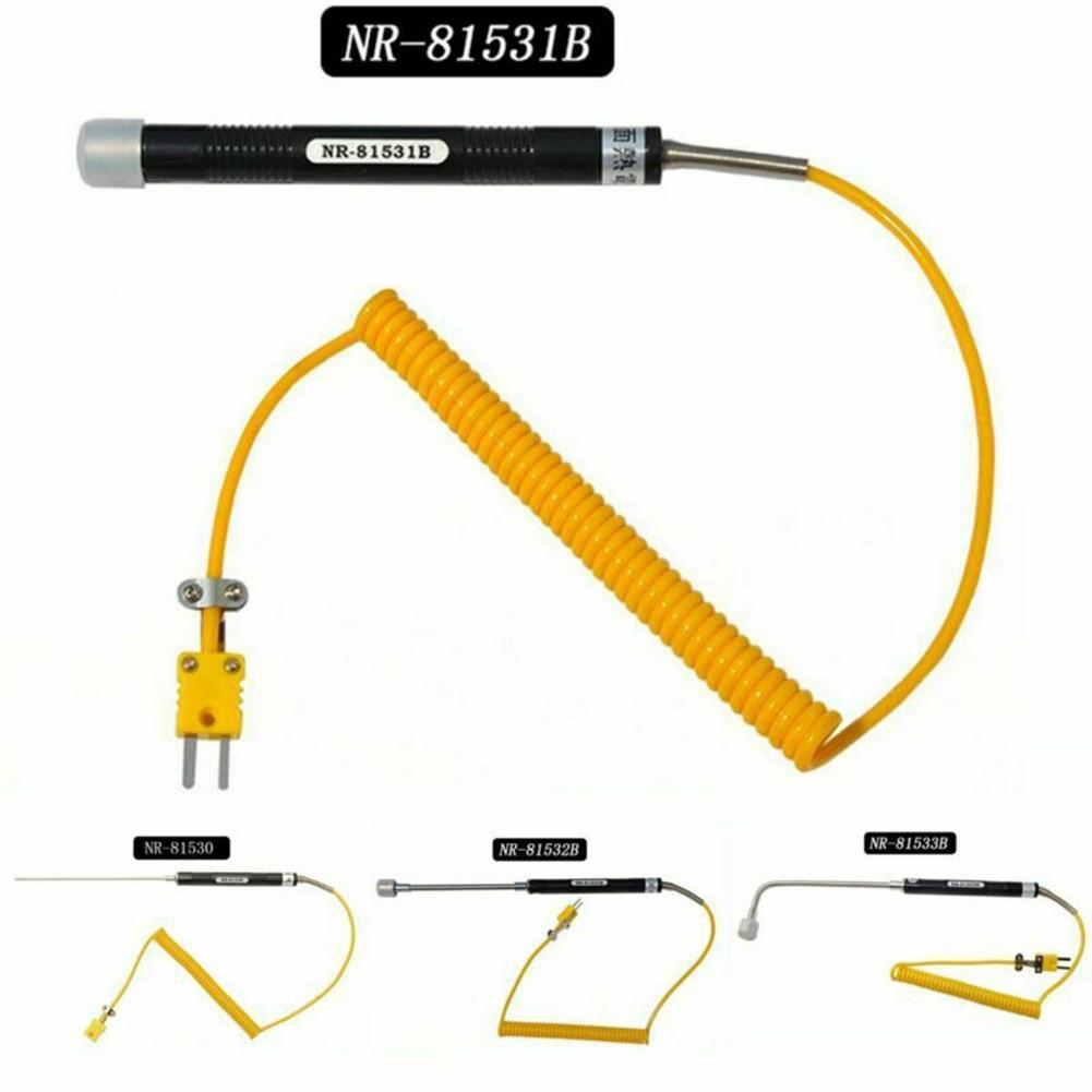 K Type Thermocouple/Surface Temperature Probe Sensor 500°C For Thermometer 81531 NR-81530
K Type Thermocouple/Surface Temperature Probe Sensor 500°C For Thermometer 81531 NR-81530