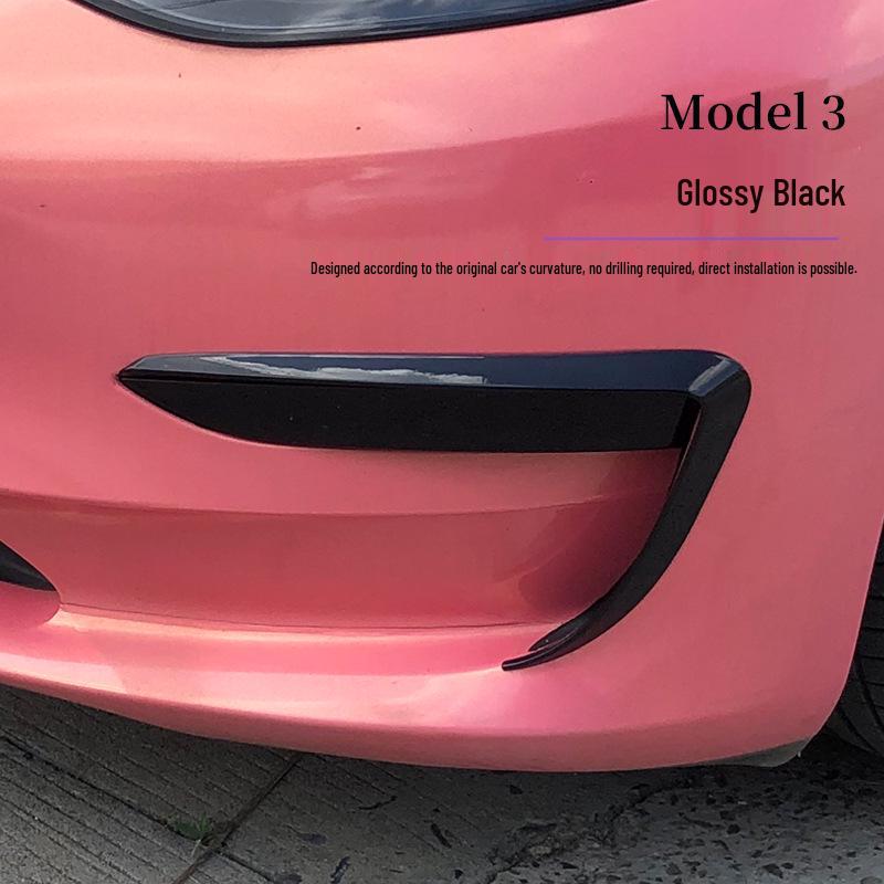 Tesla Model Y/3 Bumper Fog Light Anti-Collision Decorative Frame & Wind Knife Headlight Eyebrow
Tesla Model Y/3 Bumper Fog Light Anti-Collision Decorative Frame & Wind Knife Headlight Eyebrow