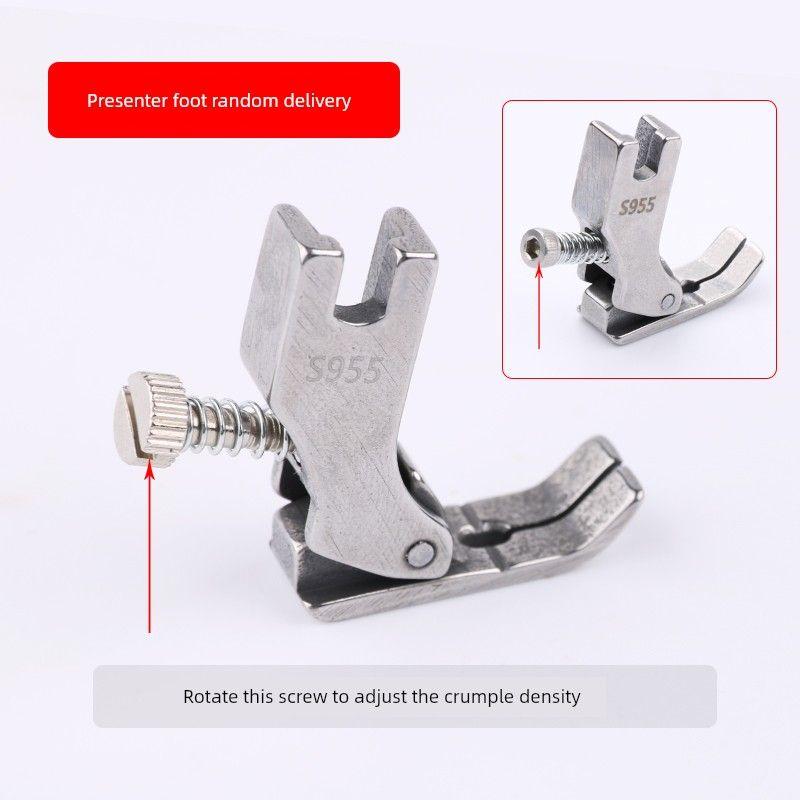 Machine Flat Wrinkle Presser Foot S955 Adjustable Medium Thickness Neutral Pleating Ruffles Lotus Leaf Mesh Shrink Folding Presser Foot 1 S955 Wrinkling Presser Foot
Machine Flat Wrinkle Presser Foot S955 Adjustable Medium Thickness Neutral Pleating Ruffles Lotus Leaf Mesh Shrink Folding Presser Foot 1 S955 Wrinkling Presser Foot