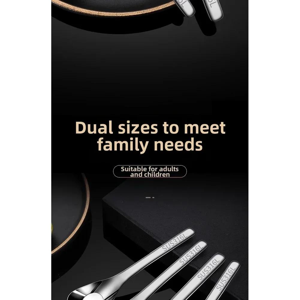 316 Stainless Steel Baby Feeding Spoon Deep Spoon Head Toddler Utensil Ergonomic Comfortable Grip Smooth Edges 1 Piece
316 Stainless Steel Baby Feeding Spoon Deep Spoon Head Toddler Utensil Ergonomic Comfortable Grip Smooth Edges 1 Piece