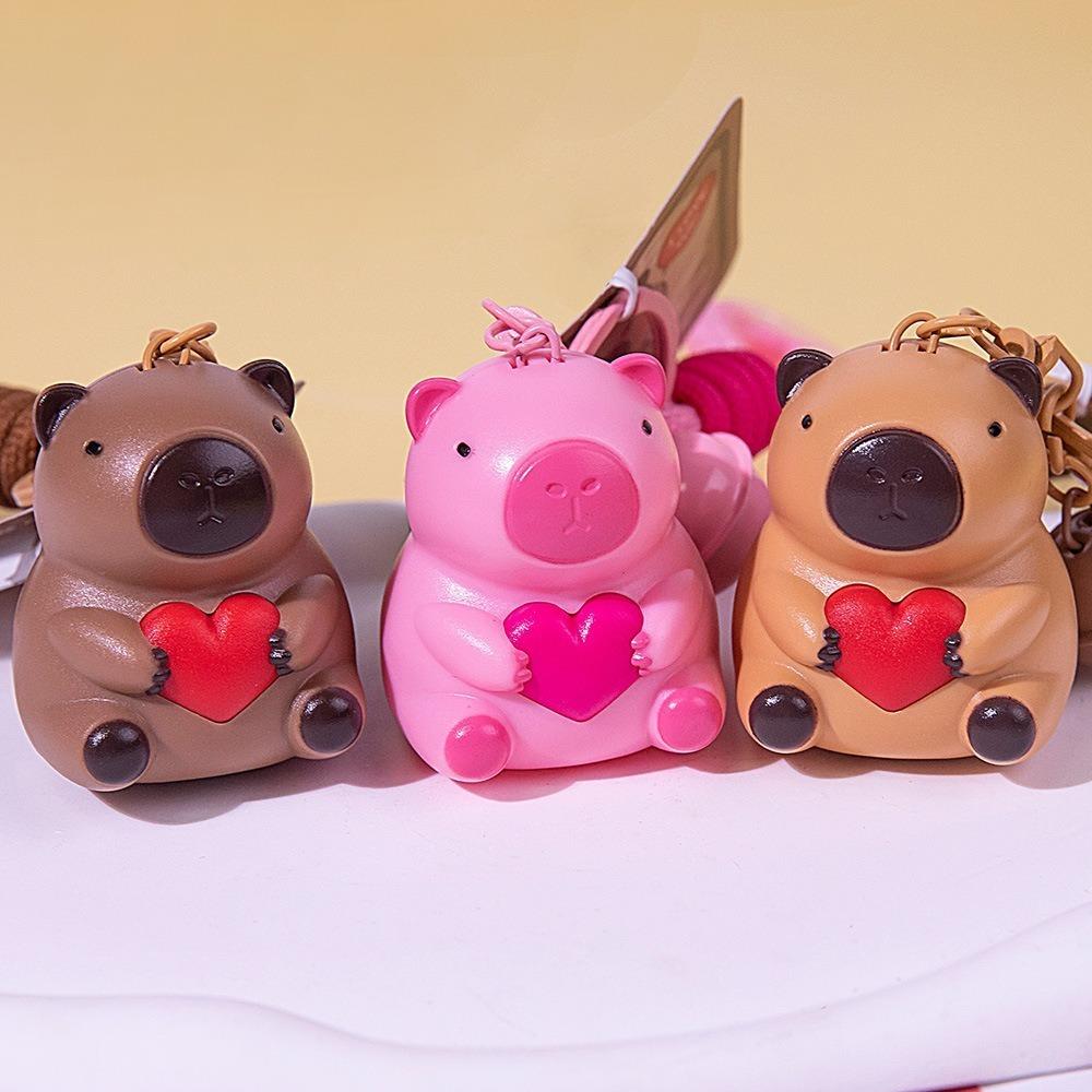 I Love You Capybara Bag Pendant Luminous Capybara Luminous Keyring Hanging Accessory brown-style 3
I Love You Capybara Bag Pendant Luminous Capybara Luminous Keyring Hanging Accessory brown-style 3