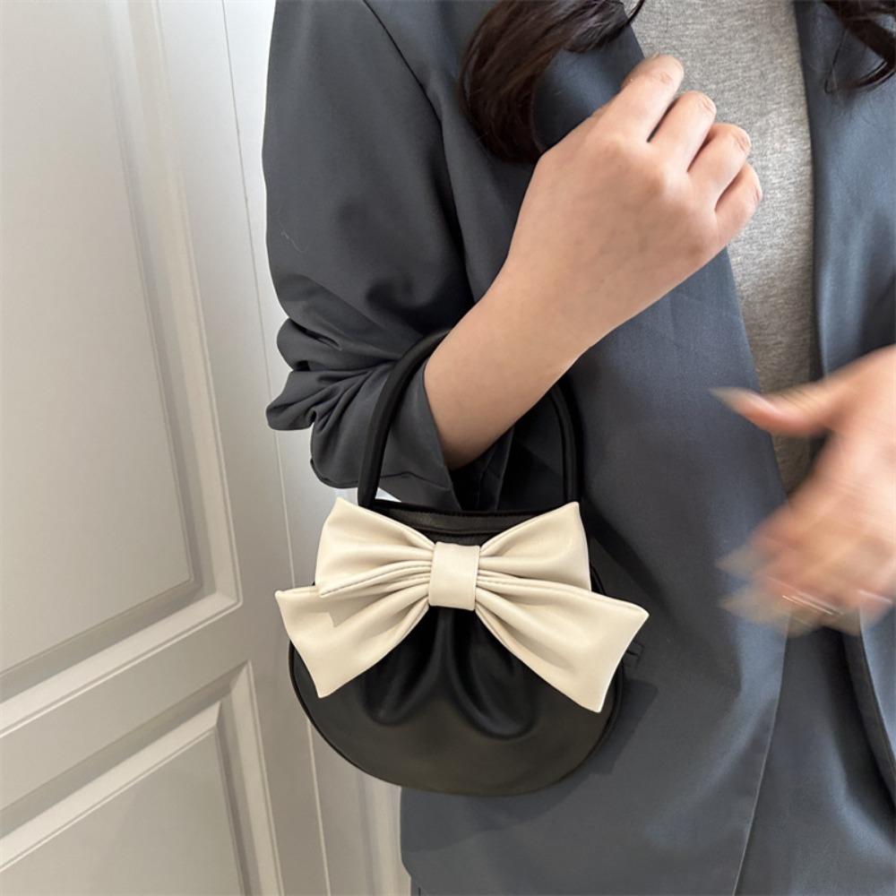 Sweet Vintage Handbag PU Leather Pleated Commuting Bag Fashion White Bowknot Bag Lady чорний
Sweet Vintage Handbag PU Leather Pleated Commuting Bag Fashion White Bowknot Bag Lady чорний
