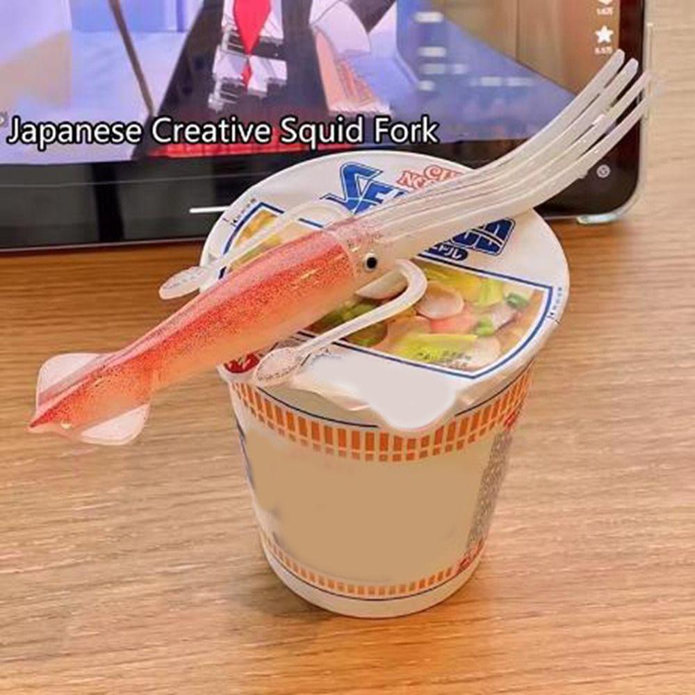 10Pcs Plastic Squid Noodle Fork Reusable Ramen Fork Creative Squid-shaped Fork Birthday Party 10Pcs
10Pcs Plastic Squid Noodle Fork Reusable Ramen Fork Creative Squid-shaped Fork Birthday Party 10Pcs
