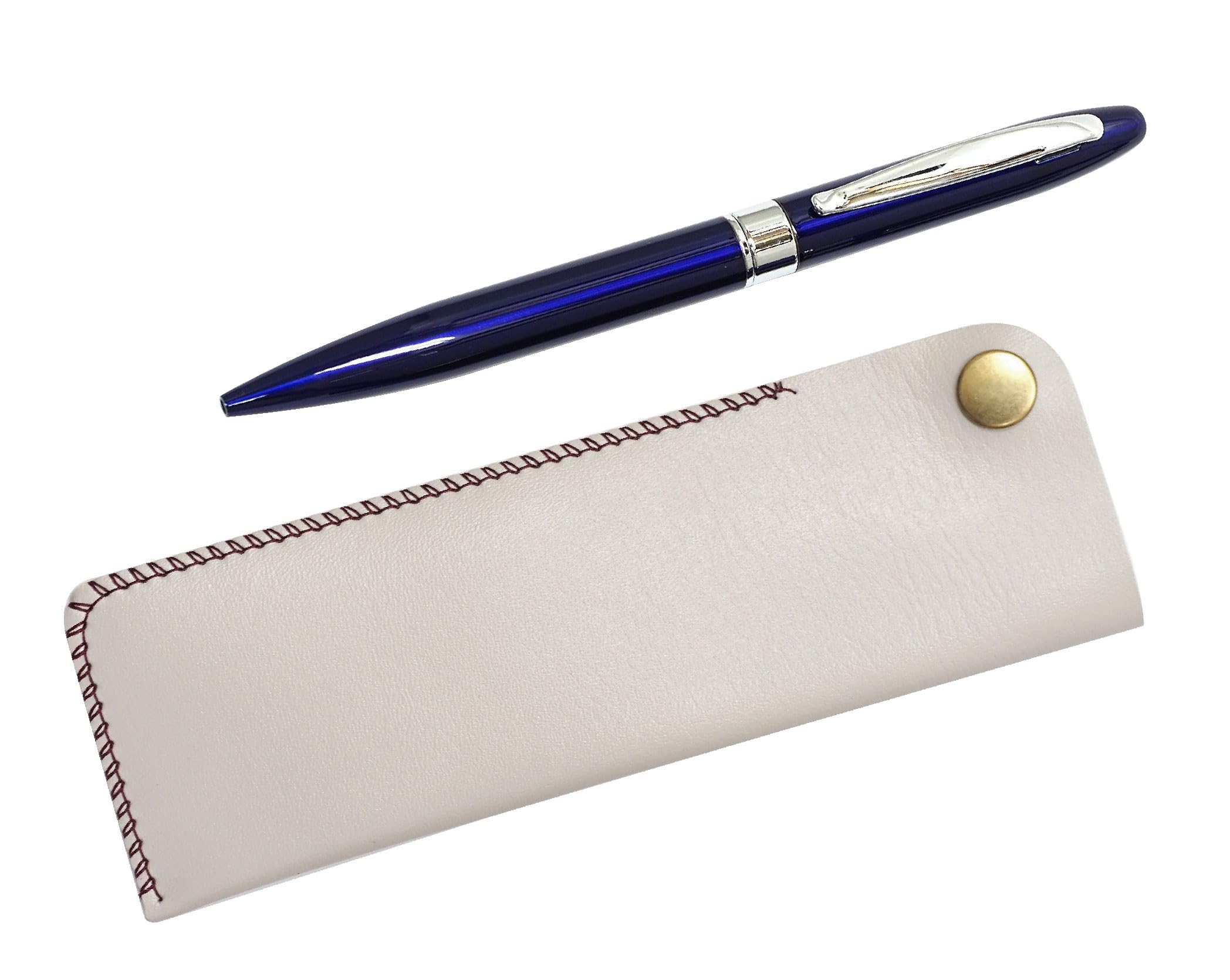 White horizontal snap pen case and Lasting Piece metal rotating ballpoint pen set (3-pack, blue) T23-NK01W-TK23-L-3 синий
White horizontal snap pen case and Lasting Piece metal rotating ballpoint pen set (3-pack, blue) T23-NK01W-TK23-L-3 синий