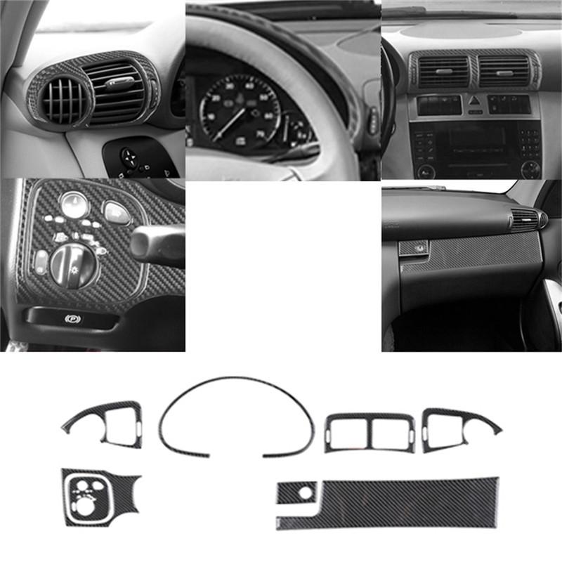 Carbon Fiber Dashboard Panel Trim Sticker for Mercedes-Benz C-Class W203 2005-2007 Interior Styling & Protection Decal Frame
Carbon Fiber Dashboard Panel Trim Sticker for Mercedes-Benz C-Class W203 2005-2007 Interior Styling & Protection Decal Frame