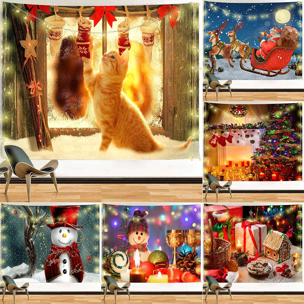 Home decoration tapestry Christmas wall hanging decoration bedroom living room wall decoration printed background cloth tapestry
Home decoration tapestry Christmas wall hanging decoration bedroom living room wall decoration printed background cloth tapestry