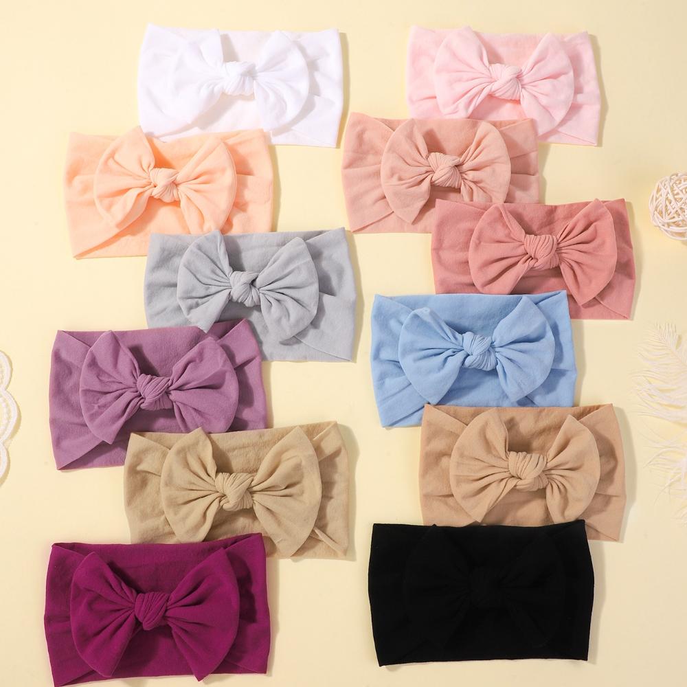 12Pcs/Set Bright Nylon Solid Color Baby Headband Set 3.5inch Bowknot Casual Headties Soft and Non Damaging Headdress Gifts
12Pcs/Set Bright Nylon Solid Color Baby Headband Set 3.5inch Bowknot Casual Headties Soft and Non Damaging Headdress Gifts