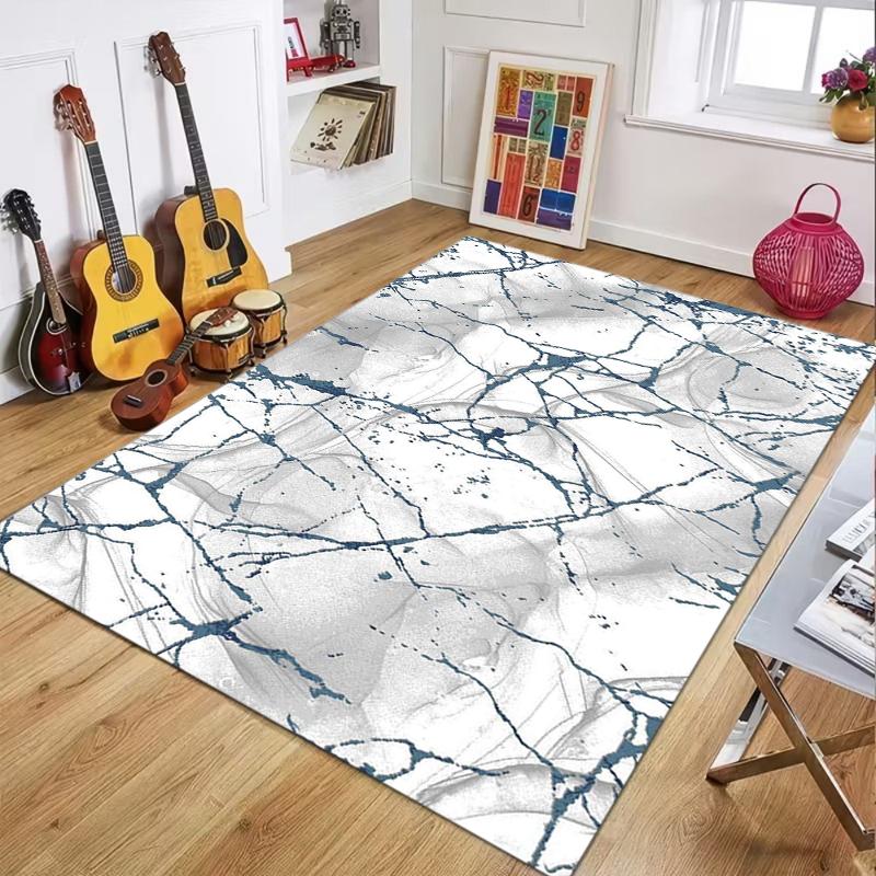 Abstract Marble Pattern Area Rug Contemporary Gray Gold Vein Non Slip Floor Mat for Living Room Bedroom Office Home Decoration 50x80cm
Abstract Marble Pattern Area Rug Contemporary Gray Gold Vein Non Slip Floor Mat for Living Room Bedroom Office Home Decoration 50x80cm